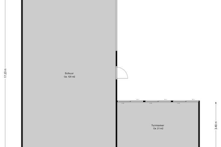 Plattegrond – Hoogeveenseweg 14, Slagharen