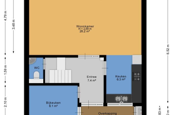 Plan – Hoogewaard 58, Koudekerk aan den Rijn