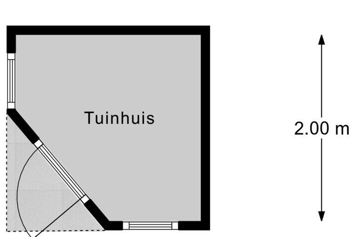 Plattegrond – Hoogmeer 1208, Wijchen