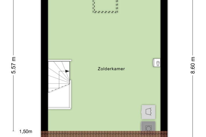 Plattegrond – Hoogmeer 1305, Wijchen