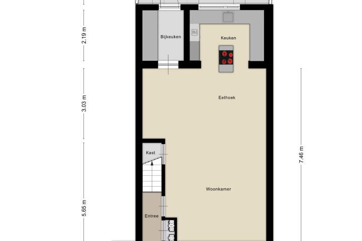 Plattegrond – Hoogmeer 2048, Wijchen