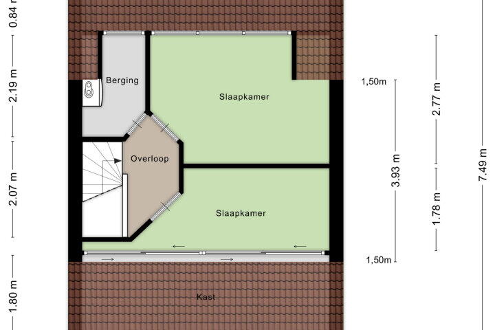 Plattegrond – Hoogmeer 2048, Wijchen