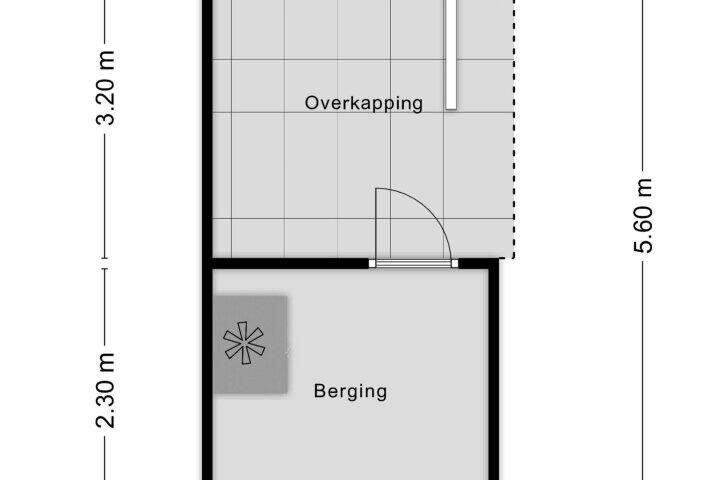 Plattegrond – Hoogmeer 2602, Wijchen