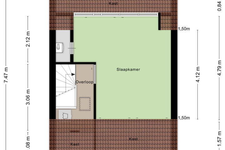 Plattegrond – Hoogmeer 2603, Wijchen