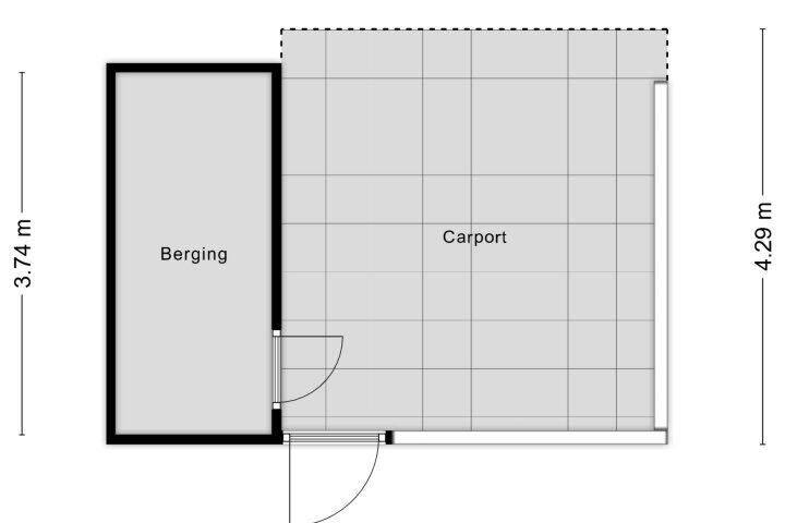 Plattegrond – Hoogmeer 2603, Wijchen