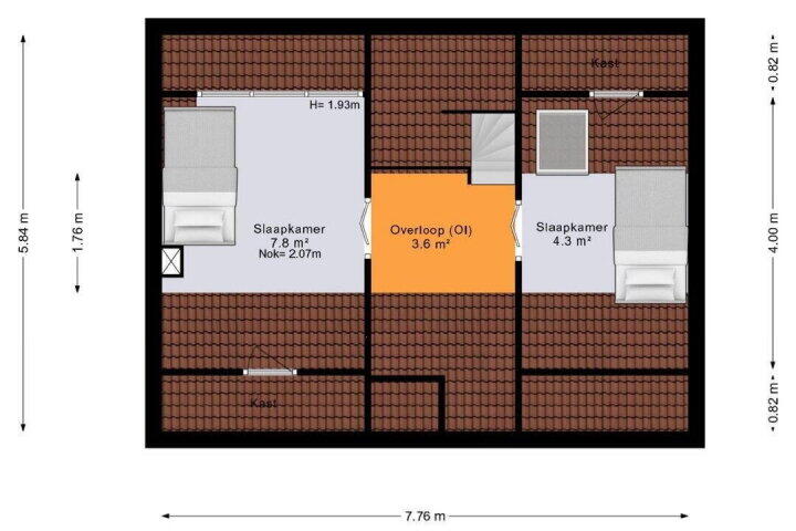Plattegrond – Hoogte der Heide 10 2, Gasselte