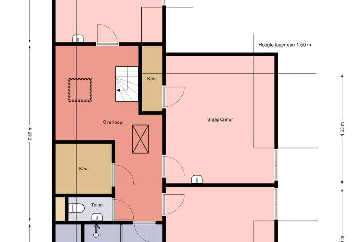 Plattegrond – Hooilanden 4, Luinjeberd