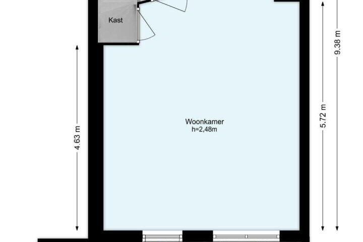 Plattegrond – Hopper 56, Sliedrecht