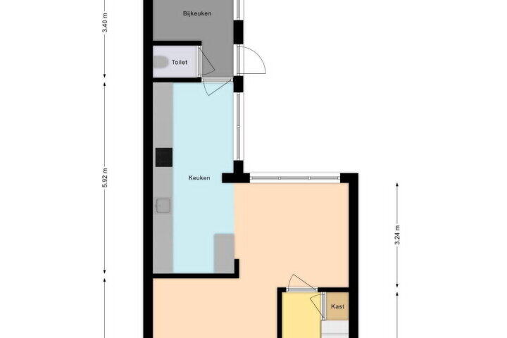 Plattegrond – Horscamp 10, Harlingen