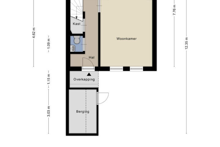 Plattegrond – Horstacker 2139, Nijmegen