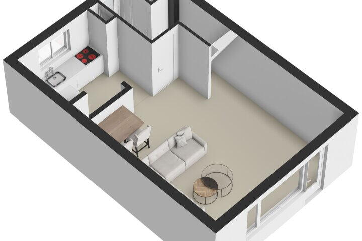Plattegrond – Horststraat 16, Arnhem