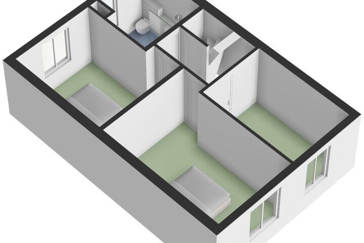 Plattegrond – Horststraat 16, Arnhem