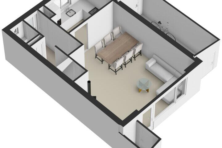 Plattegrond – Horststraat 30, Arnhem