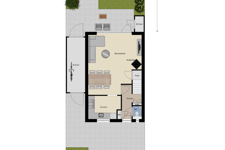 Plattegrond – Horststraat 30, Arnhem