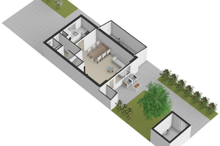 Plattegrond – Horststraat 30, Arnhem