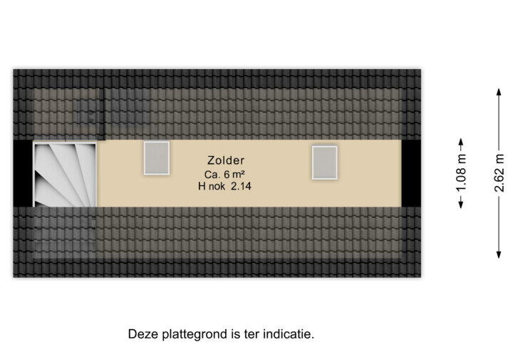 Plattegrond – Hortensiastraat 9, Assen