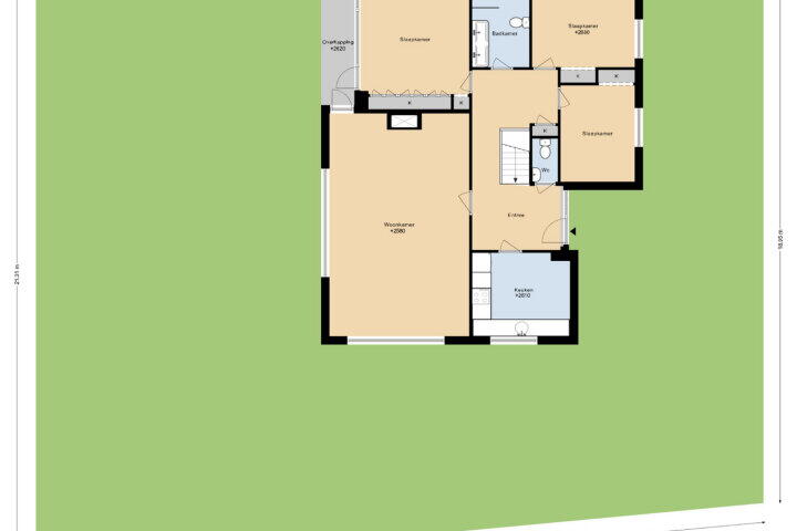 Plattegrond – Houbiersstraat 25, Simpelveld
