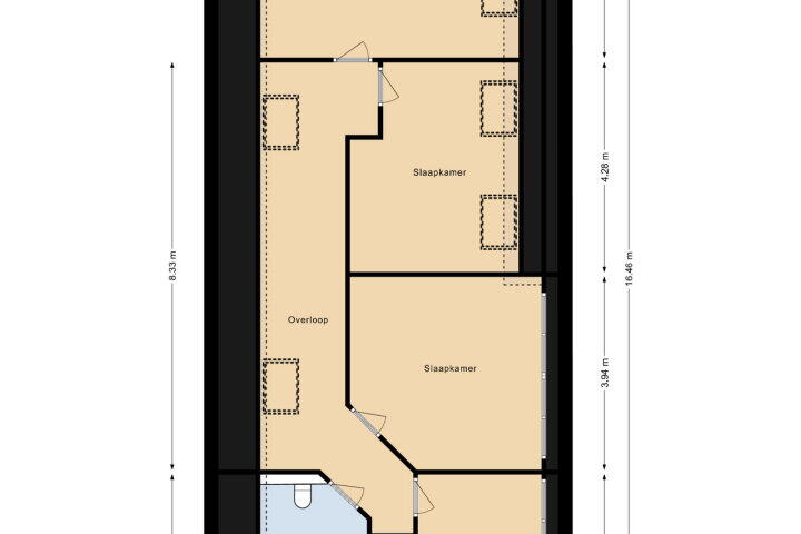 Plattegrond – Houtduiflaan 14, Brunssum