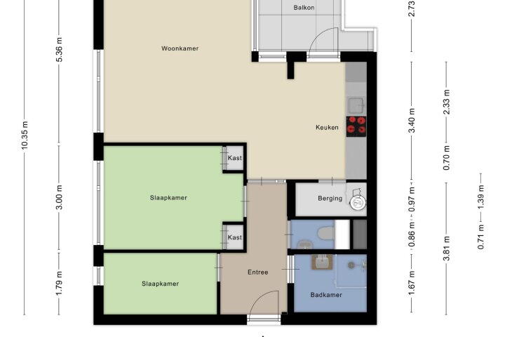 Plattegrond – Houthalenlaan 29, Eindhoven