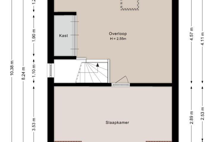 Plattegrond – Houthaven 9, Steenwijk