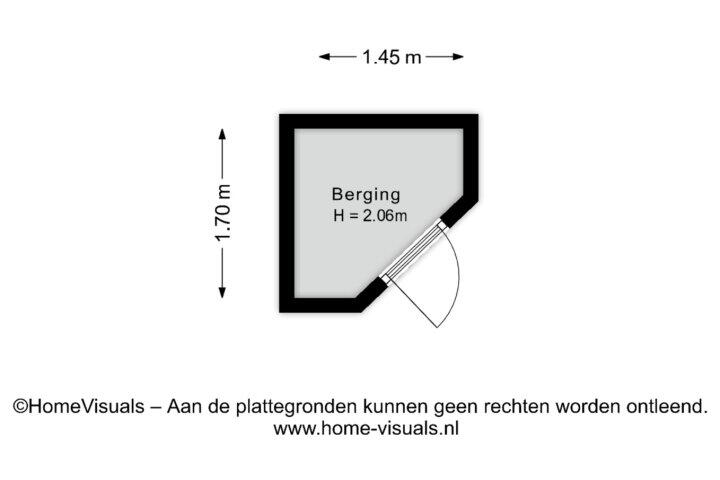 Plattegrond – Houthaven 9, Steenwijk