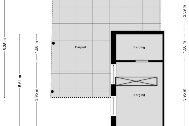 Plattegrond – Houtsestraat 16 A, Balgoij