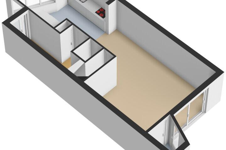 Plattegrond – Houtwal 21, Vlissingen