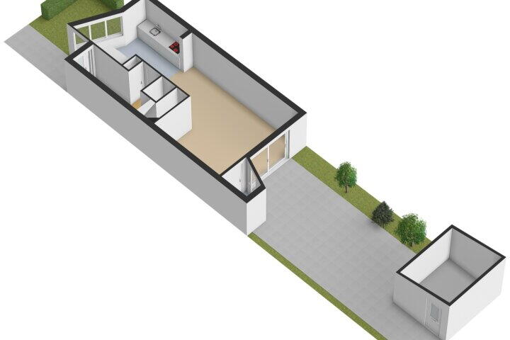 Plattegrond – Houtwal 21, Vlissingen