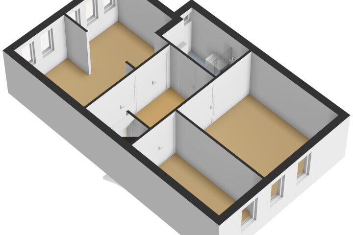 Plattegrond – Houtwal 21, Vlissingen