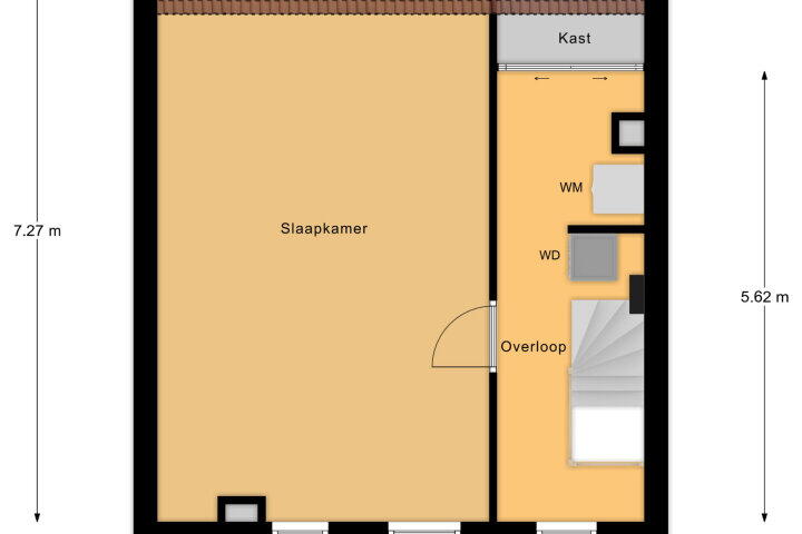 Plattegrond – Houtwal 21, Vlissingen