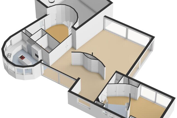 Plattegrond – Houtwal 12, Vlissingen
