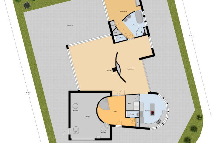 Plattegrond – Houtwal 12, Vlissingen