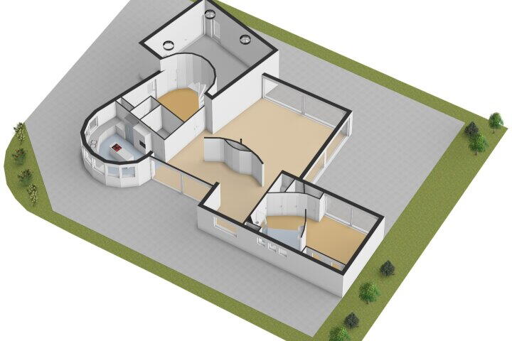 Plattegrond – Houtwal 12, Vlissingen