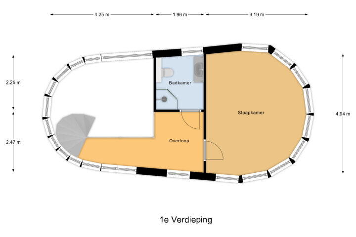 Plattegrond – Houtwal 12, Vlissingen