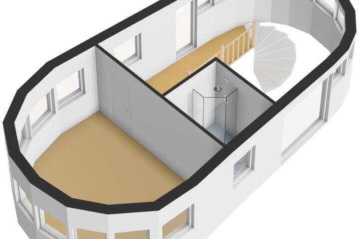 Plattegrond – Houtwal 12, Vlissingen