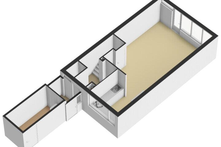Plattegrond – Houtzagersdonk 206, Apeldoorn