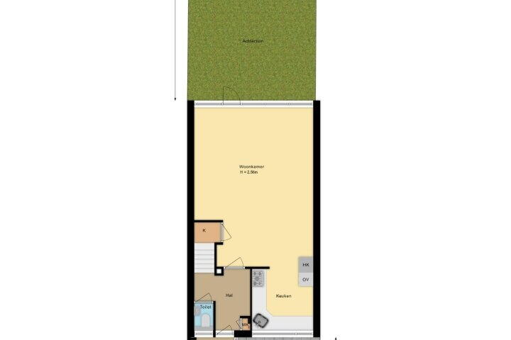 Plattegrond – Houtzagersdonk 206, Apeldoorn