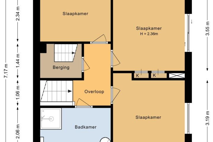 Plattegrond – H. Scheepstrastraat 12, Roden