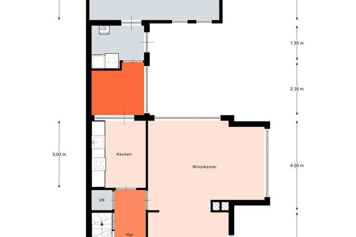 Plattegrond – H. Scheepstrastraat 8, Roden