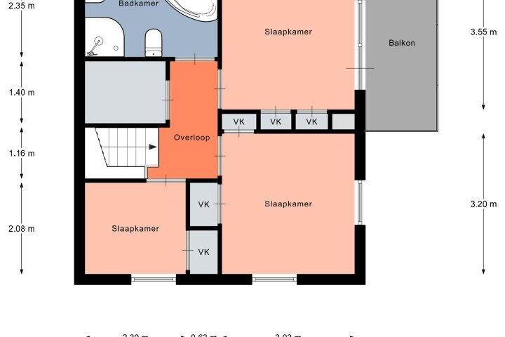 Plattegrond – H. Scheepstrastraat 8, Roden
