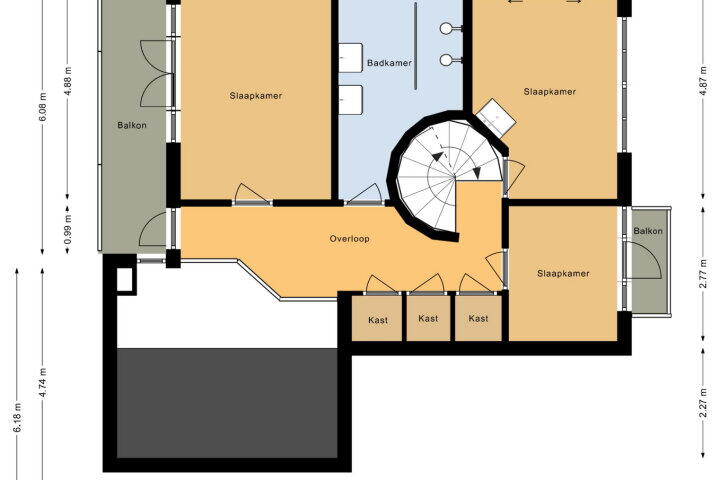 Plattegrond – H. Soeteboomstraat 21, Zaandam