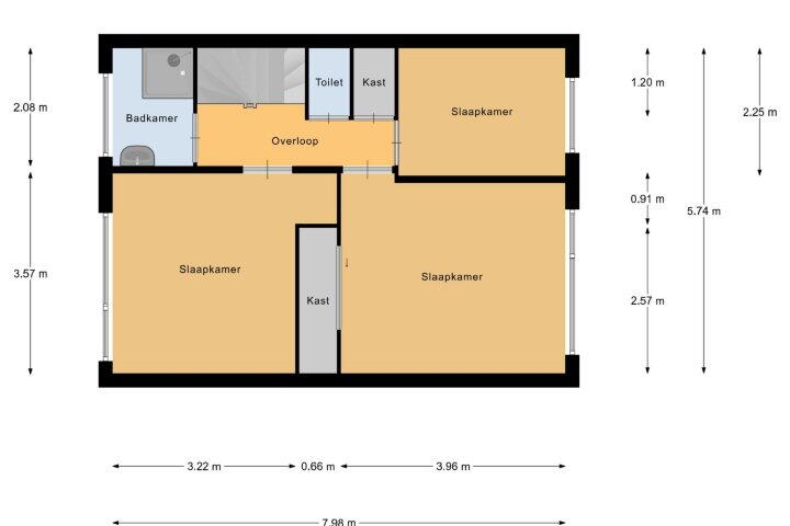 Plattegrond – Hugo de Grootsingel 46, Bovenkarspel