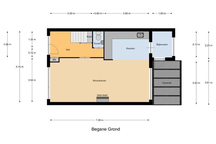 Plattegrond – Hugo de Grootsingel 46, Bovenkarspel