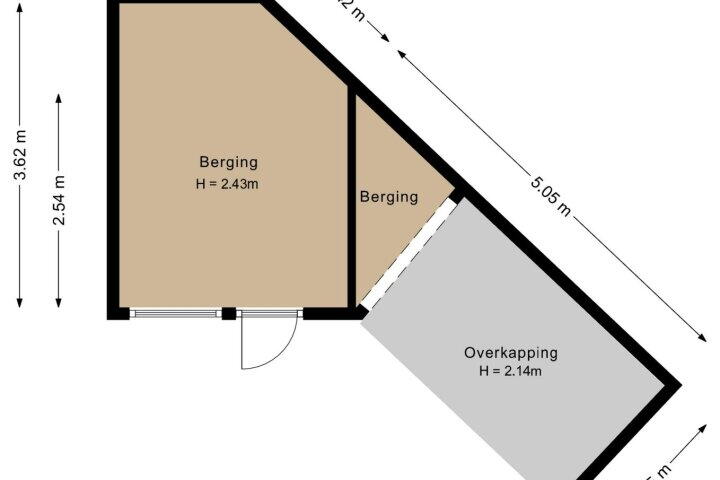 Plattegrond – Huiserf 23, Breda