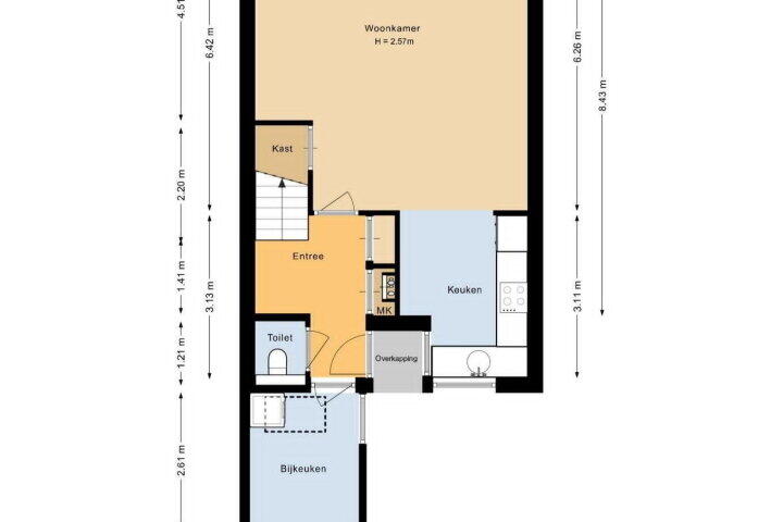Plattegrond – Huiserf 3, Breda