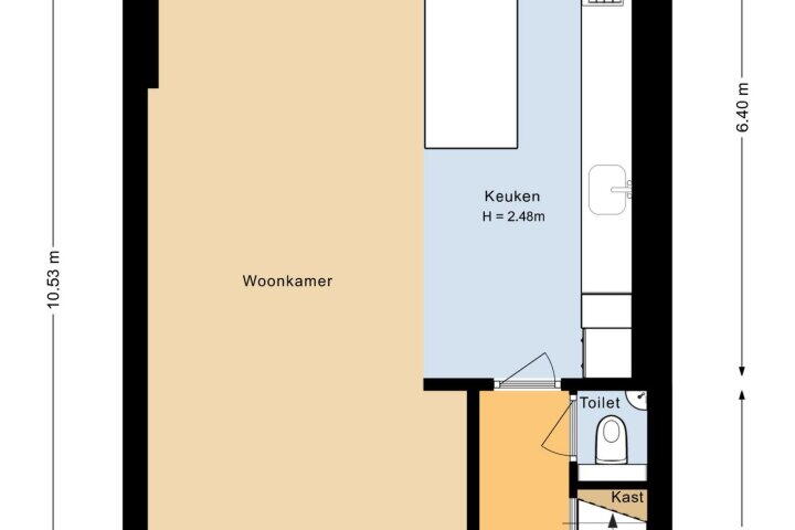 Plattegrond – Hulstlaan 9, Heerhugowaard