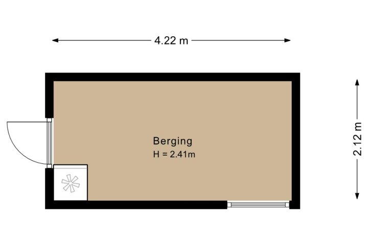 Plattegrond – Hulstlaan 9, Heerhugowaard