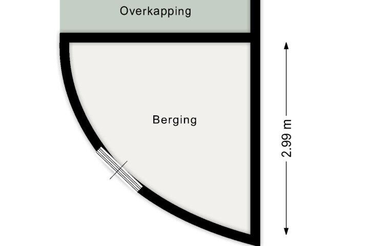 Plattegrond – Humphrey Bogartstraat 6, Almere
