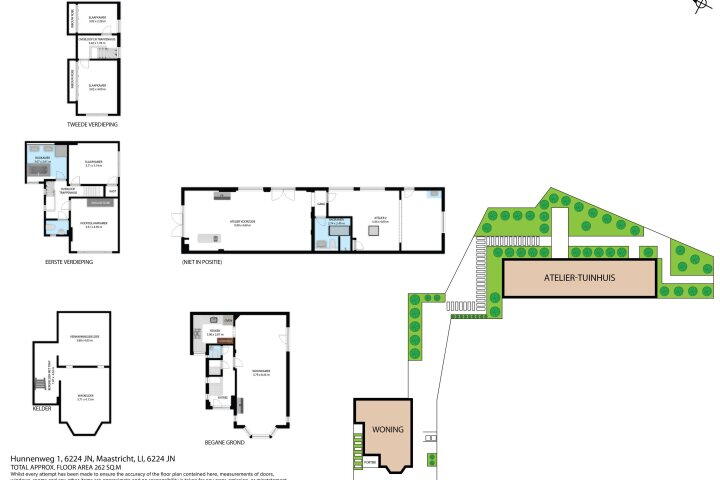Plattegrond – Hunnenweg 1, Maastricht