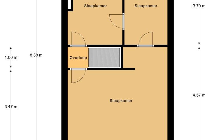 Plattegrond – Huskensweg 45, Heerlen